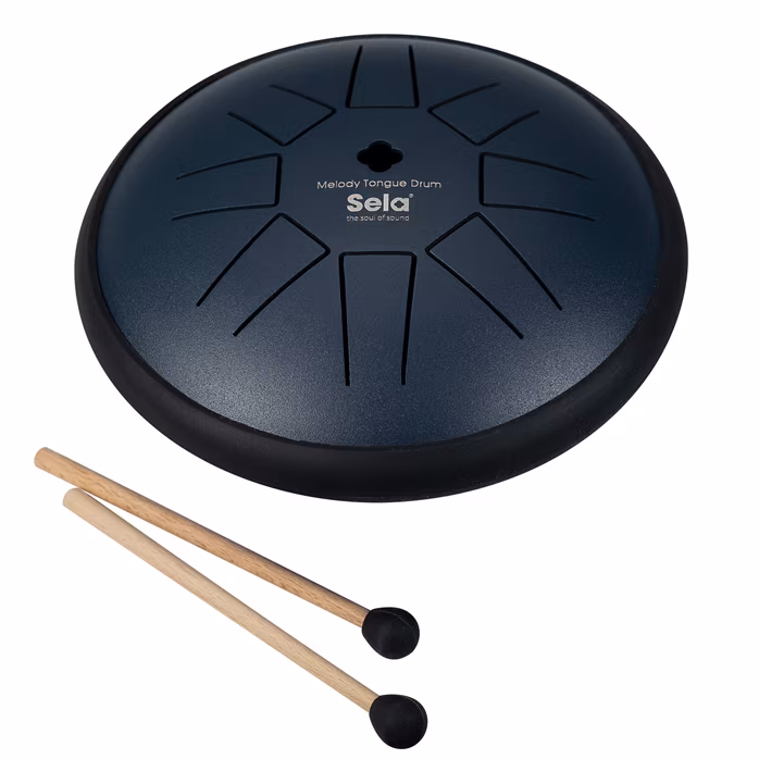 Sela 6" Melody Tongue Drum Navy Blue - Tonque Drum