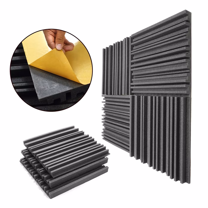 Veles-X Acoustic Self-Adhesive Wedges 500*500*50 MVSS 302 – SE/NBR - Akustikschaumstoff