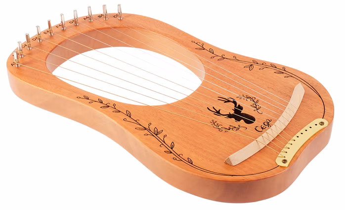 Cega Lyre Harp 10 Strings Natural - Lyra