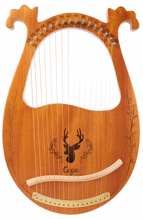 Cega Harp 16 Strings Natural - Lyra
