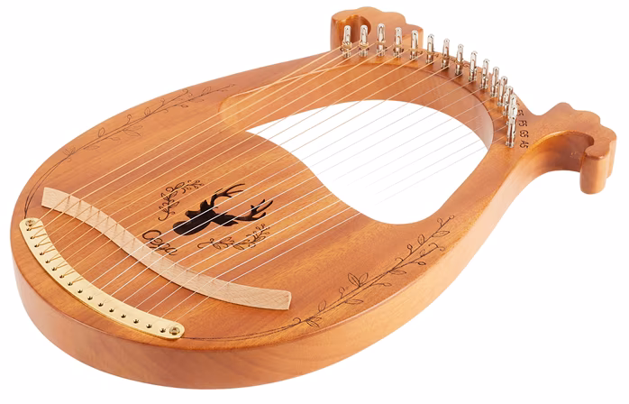 Cega Harp 16 Strings Natural - Lyra