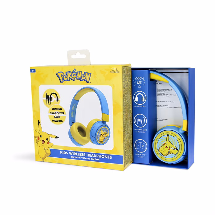 OTL Pikachu Kids Wireless Headphones - Wireless-Headset