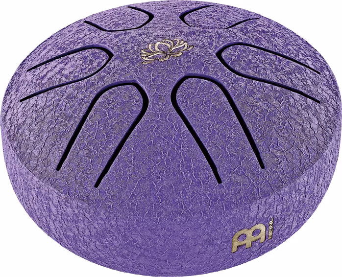 Meinl Sonic Energy 3" A Major Lotus Flower Purple Pocket Steel Drum - Tonque Drum