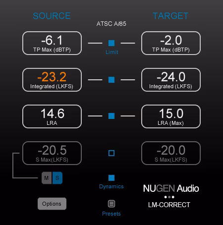 Nugen Audio LM-Correct 2 - Software