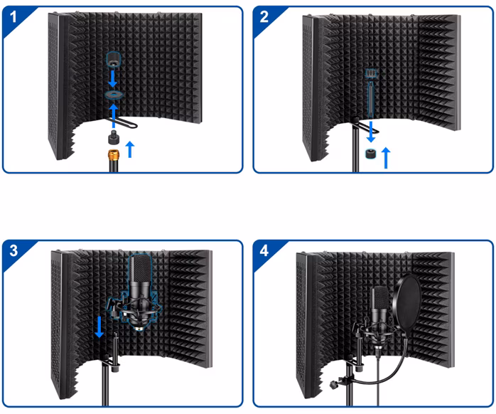Mozos MSHIELD-CABIN-5P - Akustische Trennwand