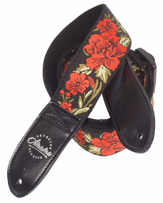 Amumu Rose Flower Strap - Gitarrengurt
