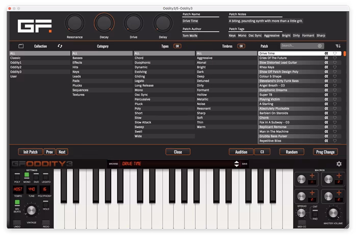 GFORCE Oddity3 - Software