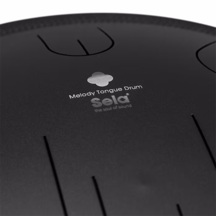 Sela 14" Melody Tongue Drum D Kurd Black - Tonque Drum