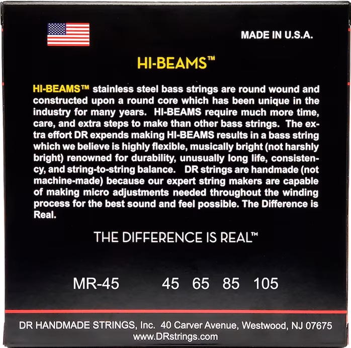 DR Strings MR-45 - Basssaiten