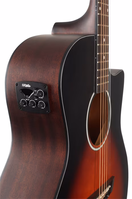 D'Angelico Gramercy LS Grand Auditorium CE Satin Vintage Sunburst - Elektroakustische Gitarre