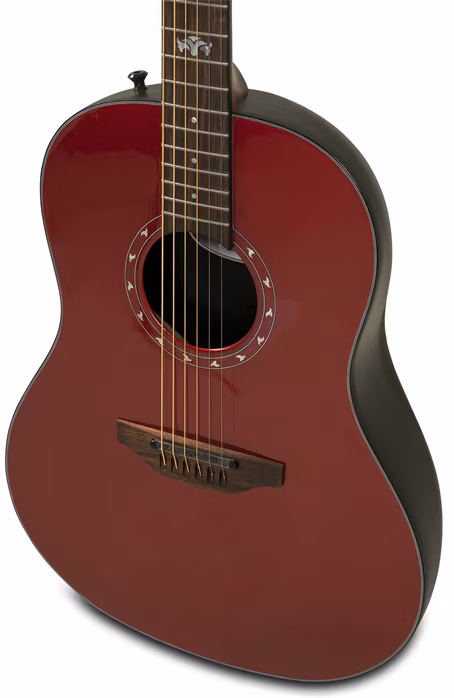 Ovation Pro Series Ultra Mid-Depth Non-Cutaway Vampira Red - Elektroakustische Gitarre