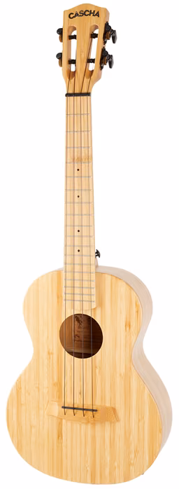 Cascha Tenor Ukulele Bamboo Natural EQ - Elektroakustische Ukulele