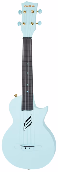 Cascha HH 2287 Carbon Fibre Ukulele Set Mint - Akustische Ukulele