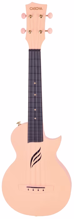 Cascha HH 2288 Carbon Fibre Ukulele Set Pink - Akustische Ukulele