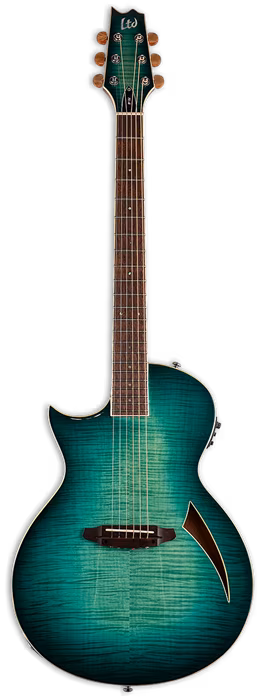 ESP LTD TL-6 FM AQMB LH - Linkshänder elektroakustische Gitarre