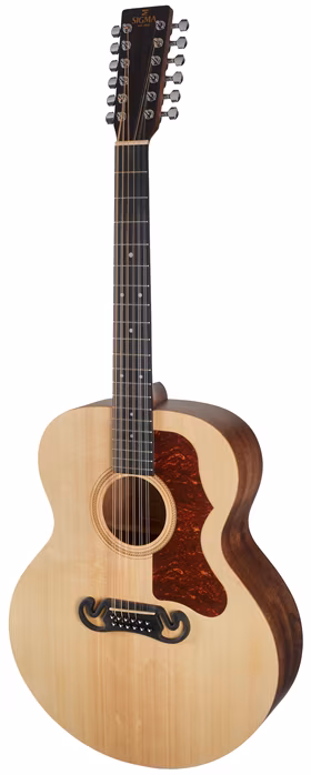 Sigma Guitars GJM12E - Zwölfsaitige elektroakustische Gitarre