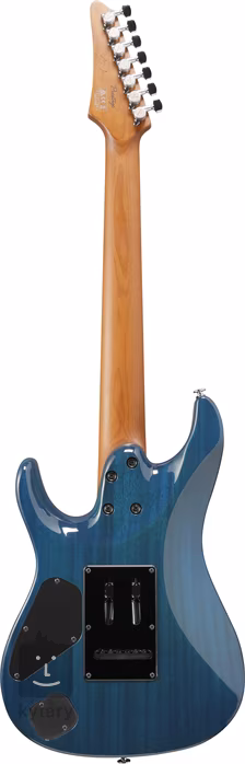 Ibanez MM7 Transparent Aqua Blue - Siebensaitige E-Gitarre
