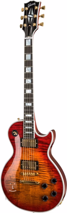 Gibson Custom Shop Les Paul Axcess Custom Figured Top w/ Ebony Fingerboard Gloss Bengal Burst - E-Gitarre