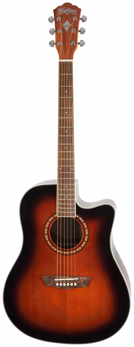 Washburn WD7SCEATB-A-U - Elektroakustische Gitarre