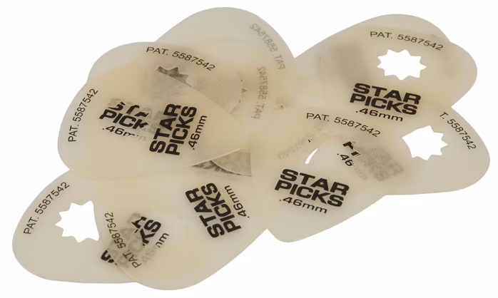 Star Picks Glow in the Dark Thin 0.46 mm - Plektren