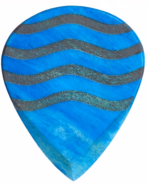 Timber Tones Jazzy Tones Max Turquoise Bone - Plektrum