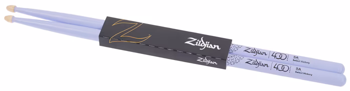 Zildjian Limited Edition 400th Anniversary 5A Acorn Purple Drumstick - Hickory-Drumsticks