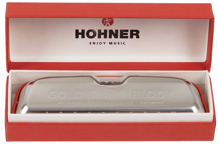Hohner Golden Melody Progressive F-major - Mundharmonika
