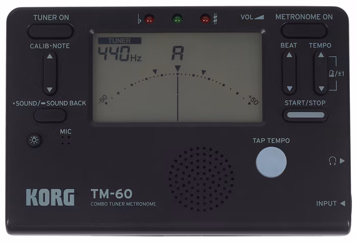 Korg TM-60 BK - Stimmgerät mit Metronom