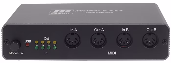 Miditech MIDI face 4x4 thru/merge - MIDI/DAW Controller