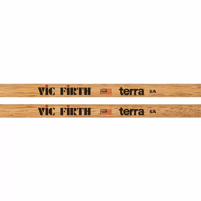 Vic Firth 5AT American Classic® Terra Series Drumsticks, Wood Tip - Hickory-Drumsticks