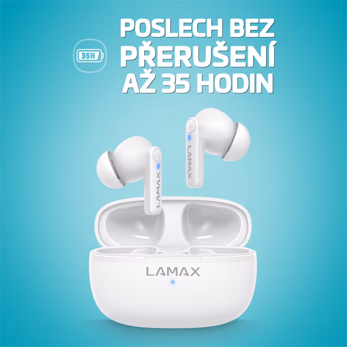 LAMAX Clips1 Play White - Wireless-Headset