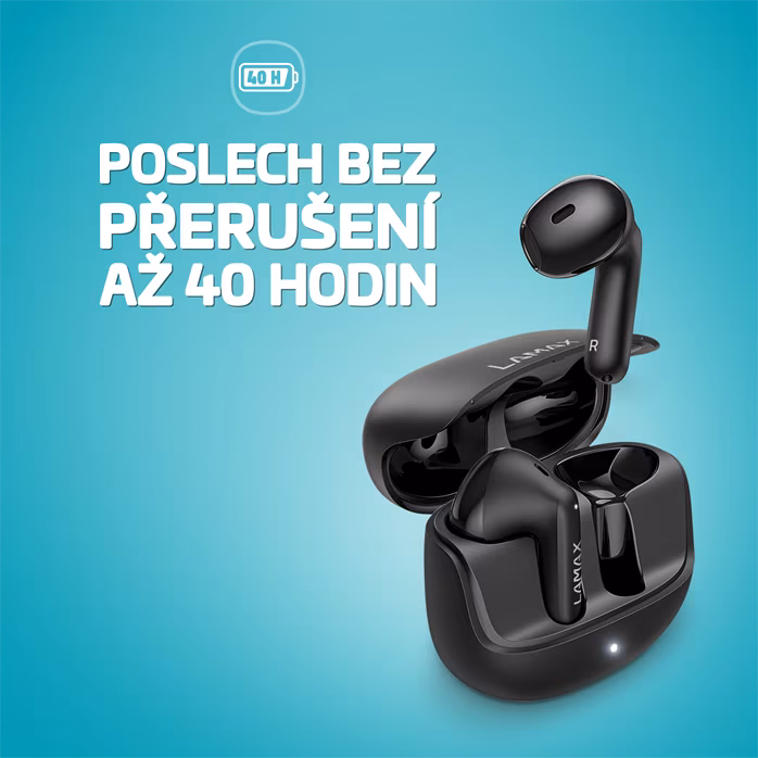 LAMAX Tones1 Black - Wireless-Headset