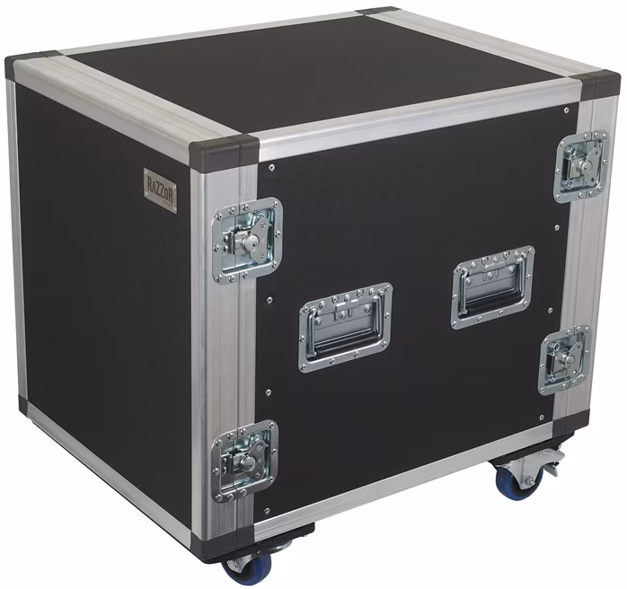 Razzor Cases FUSION 12U rack 550 wheels - Rack Case