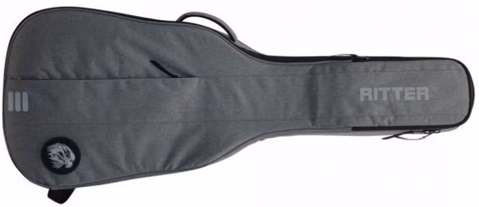 Ritter Carouge Dreadnought Elephant Grey - Case für akustische Gitarre