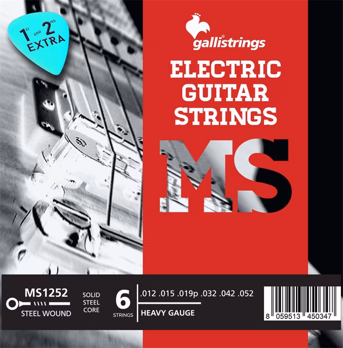 Galli MS1252 Steel Heavy - Saiten für E-Gitarre