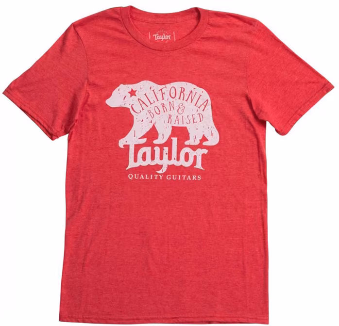 Taylor Men's SST CA Bear Heather Red XL - T-Shirt