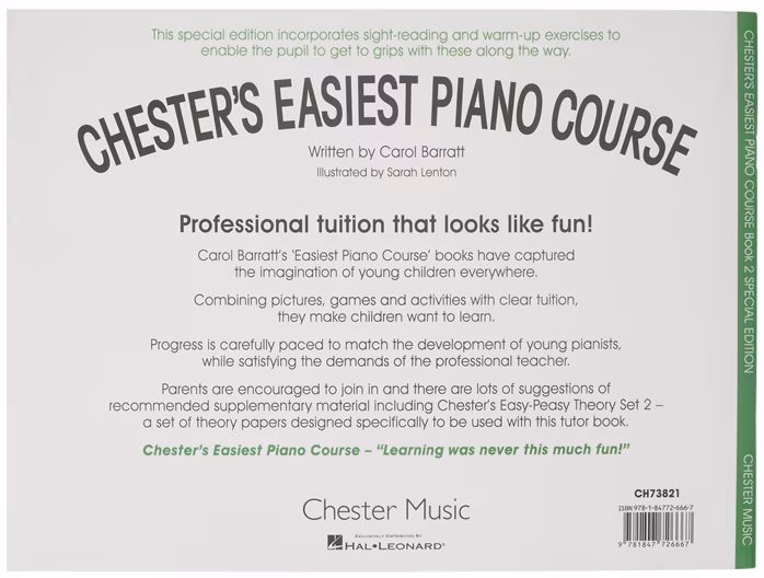 MS Chester's Easiest Piano Course Book 2 - Klavierschule für Anfänger