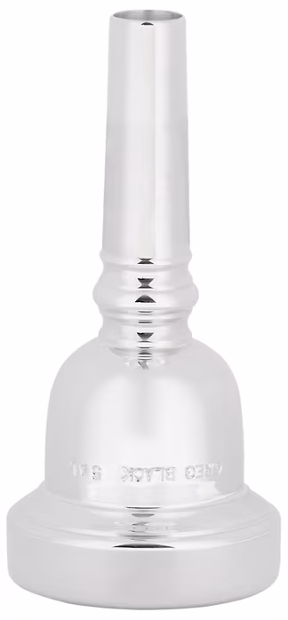 Greg Black 5AL Regular Small Bore, Silver - Posaunenmundstück