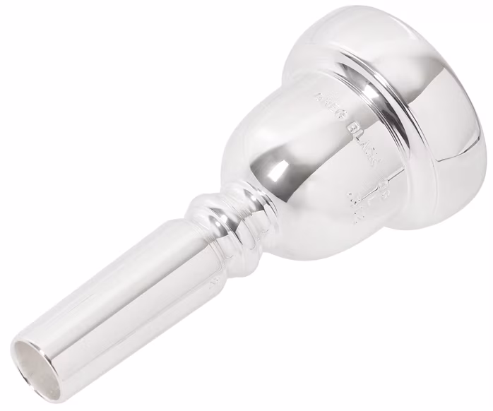 Greg Black 0G .312"/#2 Light, Silver - Posaunenmundstück