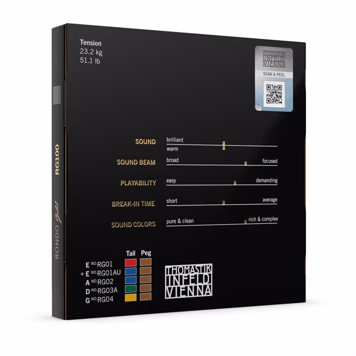 Thomastik Rondo Gold Violin Set 4/4 - Geigensaiten