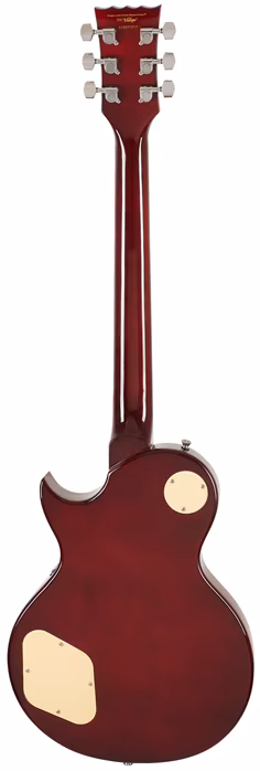 Vintage V10 Coaster Pack Wine Red - E-Gitarre set