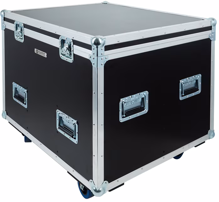 Razzor Cases 12x LED IP PAR 12x12W HCL in two floors of 6 pcs - Flight Case für Beleuchtung