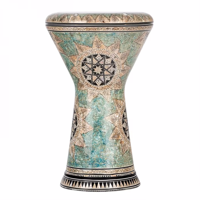 Meinl AEED4 9" Doumbek Mosaik Queen White Pearl - Darbuka