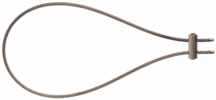 Dictum Bass Loop Steel 540343 - Snare-Teppich-Schlaufe für Violine