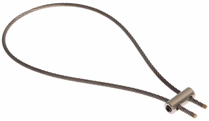 Dictum Bass Loop Steel 540343 - Snare-Teppich-Schlaufe für Violine