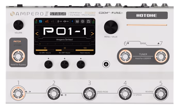 Hotone Ampero II Stage - Gitarren-Multieffekt