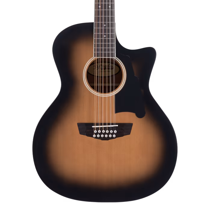 D'Angelico Premier Fulton Grand Auditorium 12-String CE Aged Burst - Zwölfsaitige elektroakustische Gitarre