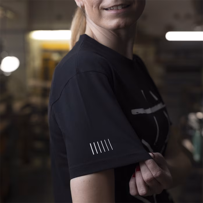 Furch Black T-shirt print bracing S - T-Shirt