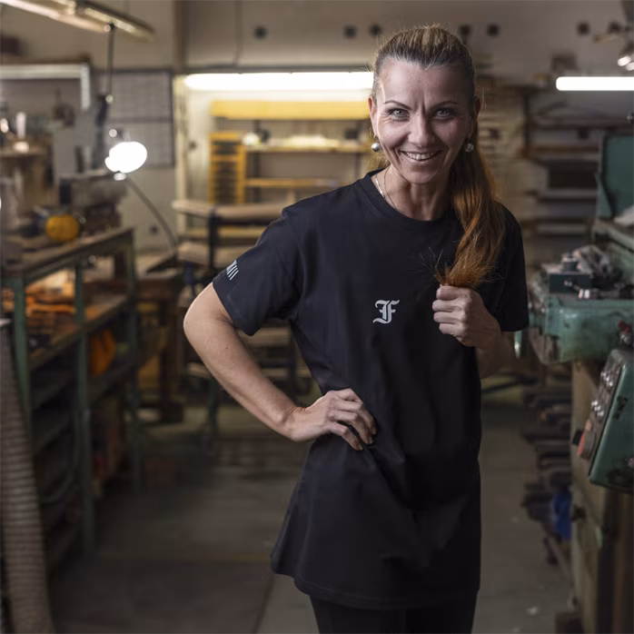 Furch Black T-shirt basic L - T-Shirt