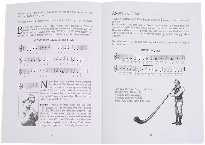 MS The Tin Whistle Book (CD Edition) - Irish-Flute-Schule für Anfänger